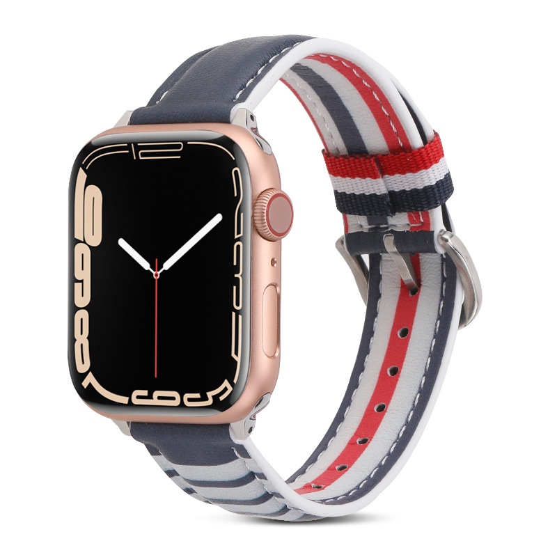 Dây Đeo Bằng Da Thật Cho Đồng Hồ Apple watch 49mm 45 41mm 40mm 44mm 38 mm42mm 44 mm 8 Pro 8 7 6 5 4 3 se