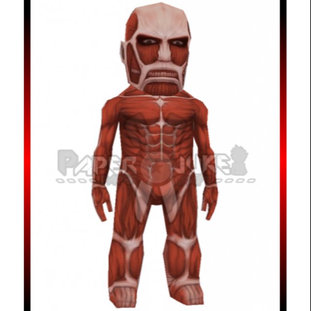 Mô hình giấy anime [Attack on Titan] chibi Titan Đại Hình/Hộ pháp(colossal Titan)Bertholdt Hoover