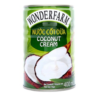 Nước Cốt Dừa Wonderfarm 400ml Chính Hãng