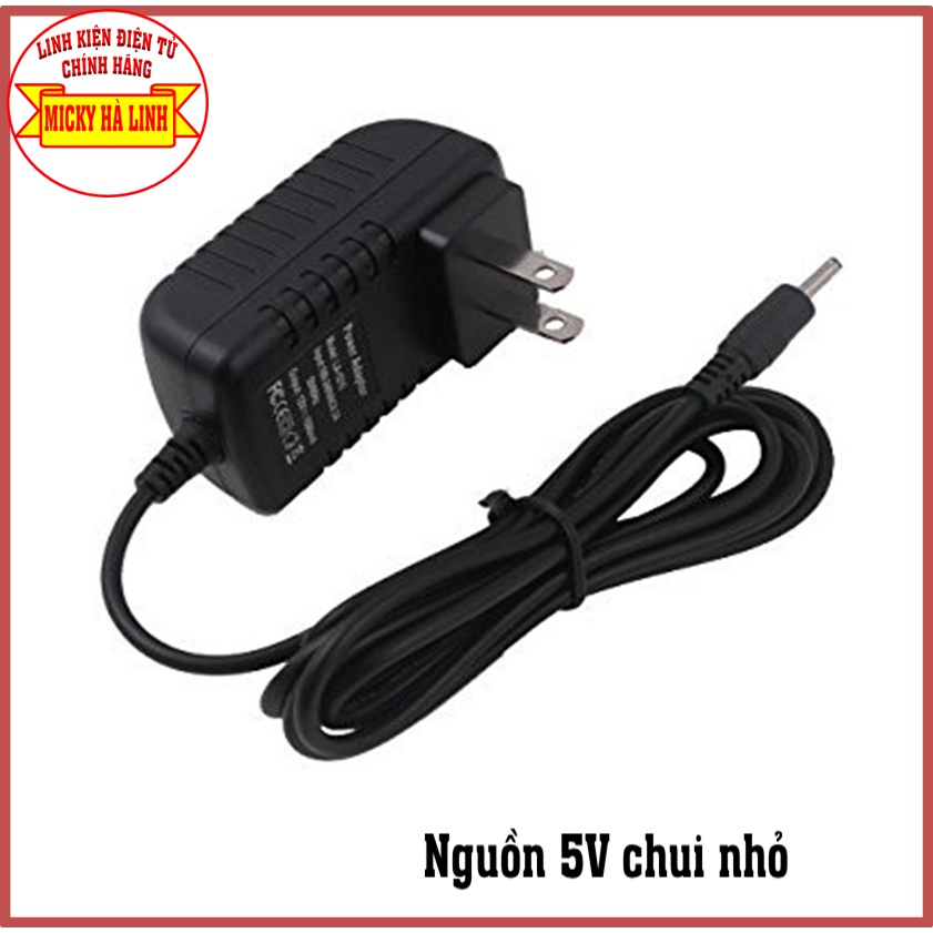 Adapter Nguồn 5V 2A chân nhỏ, chân kim dùng cho TV BOX, camera ip, các thiết bị Wifi - nguon-5v-2a-chan-kim