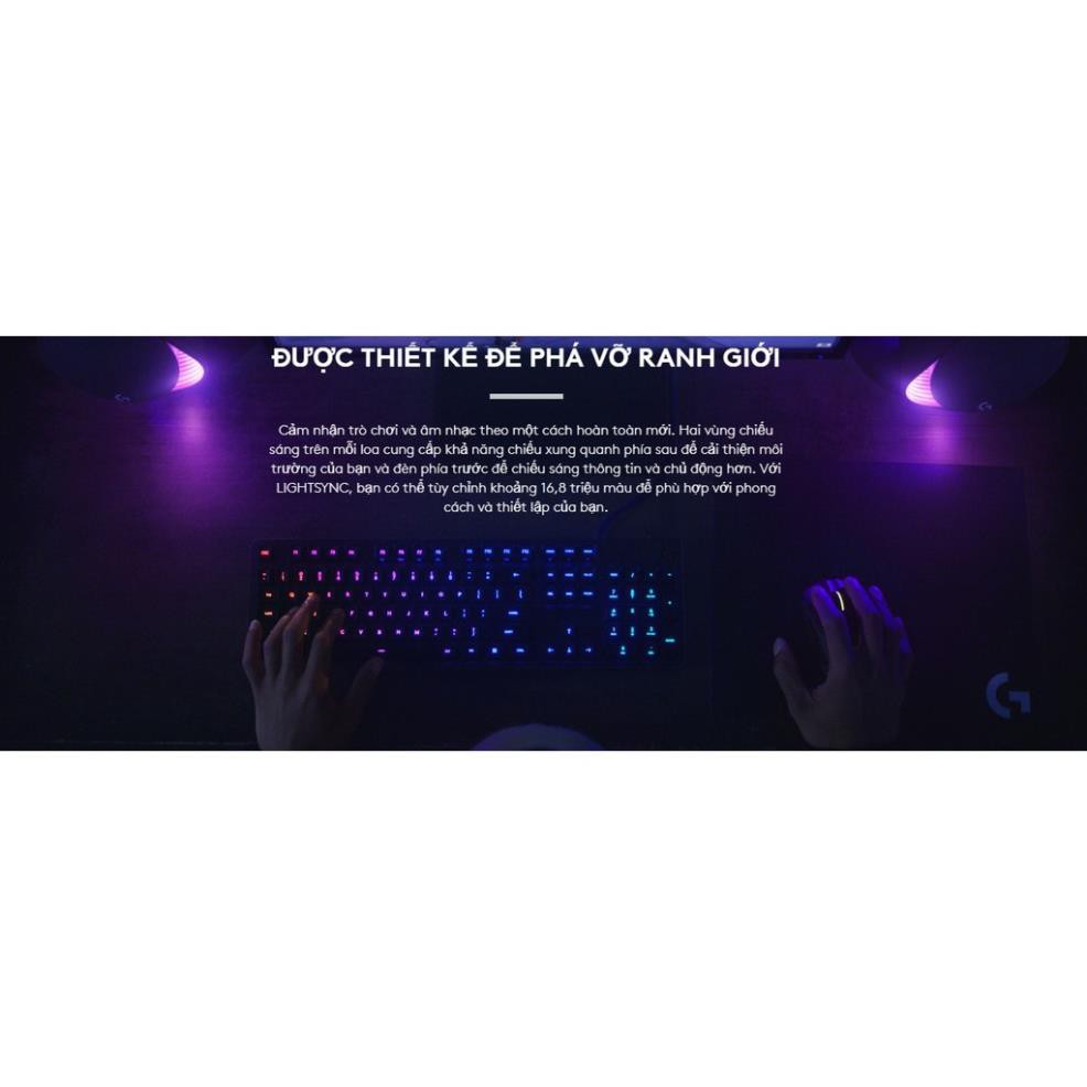 [Mã ELTECHZONE giảm 5% đơn 500K] Loa Logitech G560 LIGHTSYNC RGB Gaming Bluetooth - Bảo hành 1 năm chính hãng