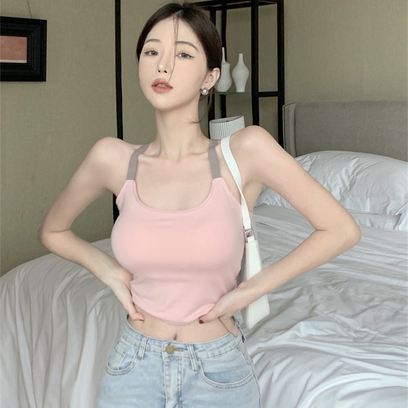 Áo Thun Ba Lỗ Màu Sắc Đơn Giản Phong Cách Thể Thao