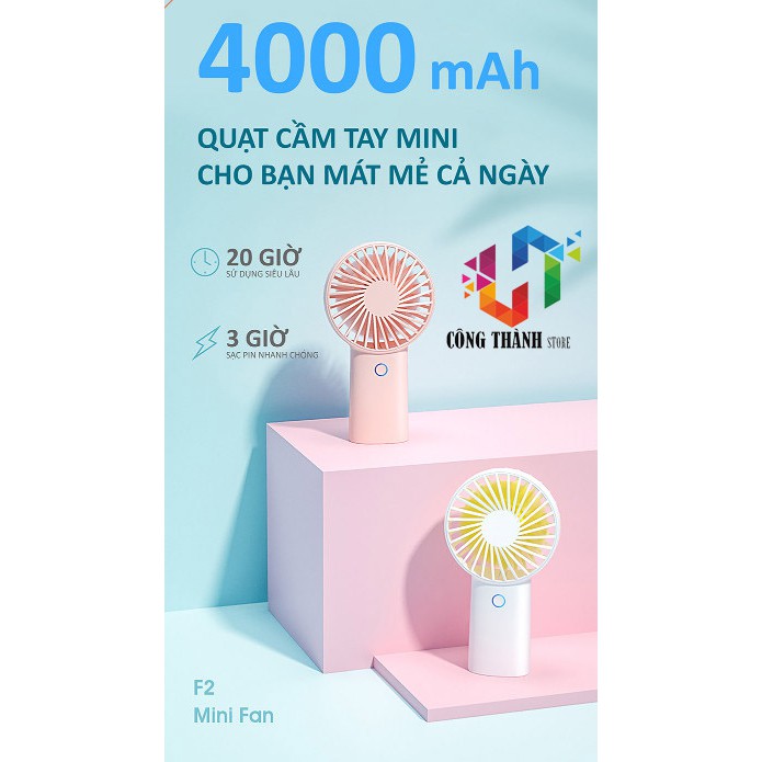 [Hàng Chính Hãng] Quạt mini cầm tay tỏa hương thơm Jisulife F2B | BigBuy360 - bigbuy360.vn