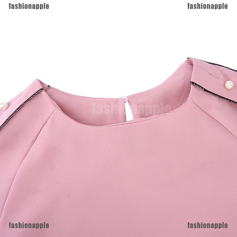 Áo kiểu tay dài chất Chiffon màu trơn thiết kế hợp thời trang cho phái nữ