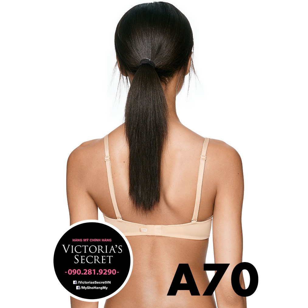 32A/A70 - Áo VS Super Push-up, màu nude , nâng nhiều - Super Nude, Pink Victoria's Secret
