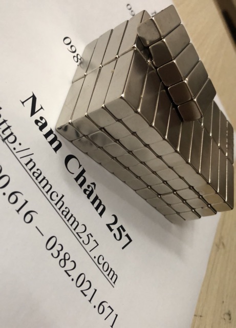 Nam châm khối 30x10x10mm siêu mạnh, loại nam châm trắng đất hiếm 30x10x10mm lực hút siêu mạnh