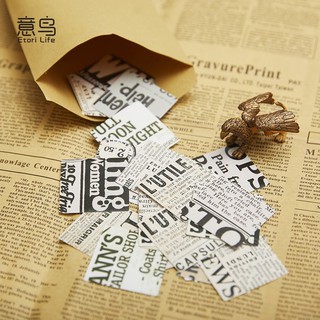 Sticker hộp - Newspaper 2