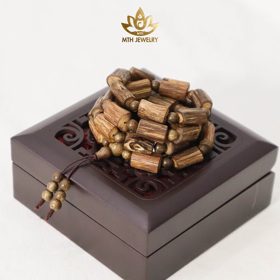 Vòng Tay &amp; Vòng Cổ MTH JEWELRY Trầm Tốc Sánh Cành Tự Nhiên 8/10/12/14mm Trầm Việt | Mộc Trầm Hương
