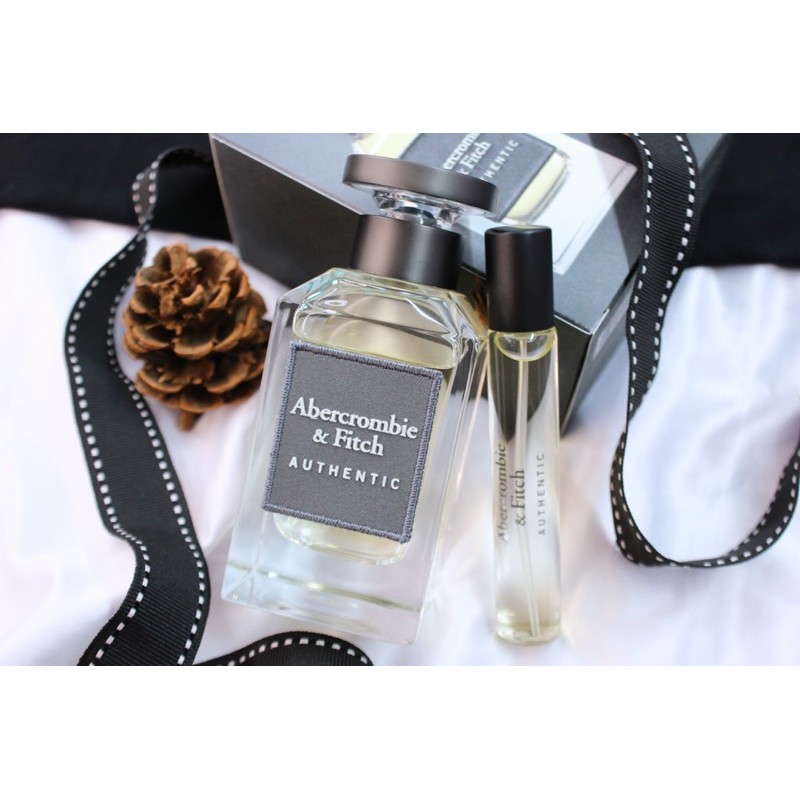 Bộ Nước Hoa Aber.crombie & Fitch Authentic Homme EDT Set 100ML và ống mini 15ML