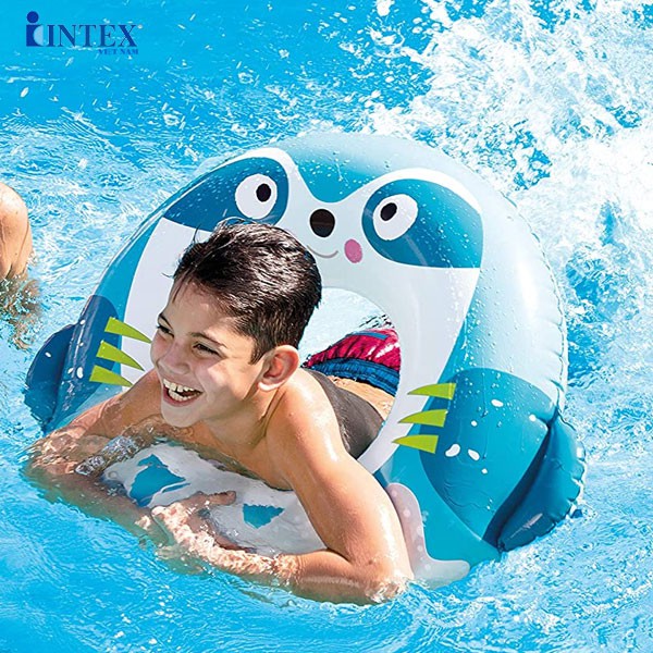 [LIFEMALL9915 - 12% đơn 99K] Phao bơi tròn hình thú đáng yêu cho bé INTEX 59266