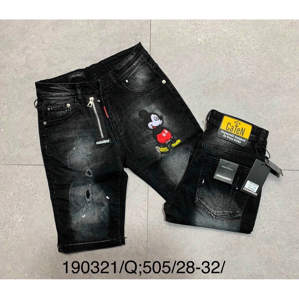 Quần short jean nam trắng cao cấp vải dày co dãn chất lượng rất đẹp | BigBuy360 - bigbuy360.vn