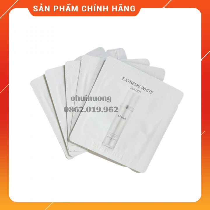 Combo 10 gói serum dưỡng trắng da Ohui Extreme White 1ml_OHUINUONG