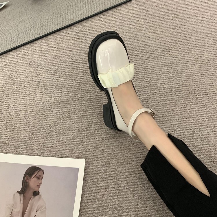 Giày Búp Bê Mũi Tròn Thiết Kế Mới Thoải Mái Thời Trang