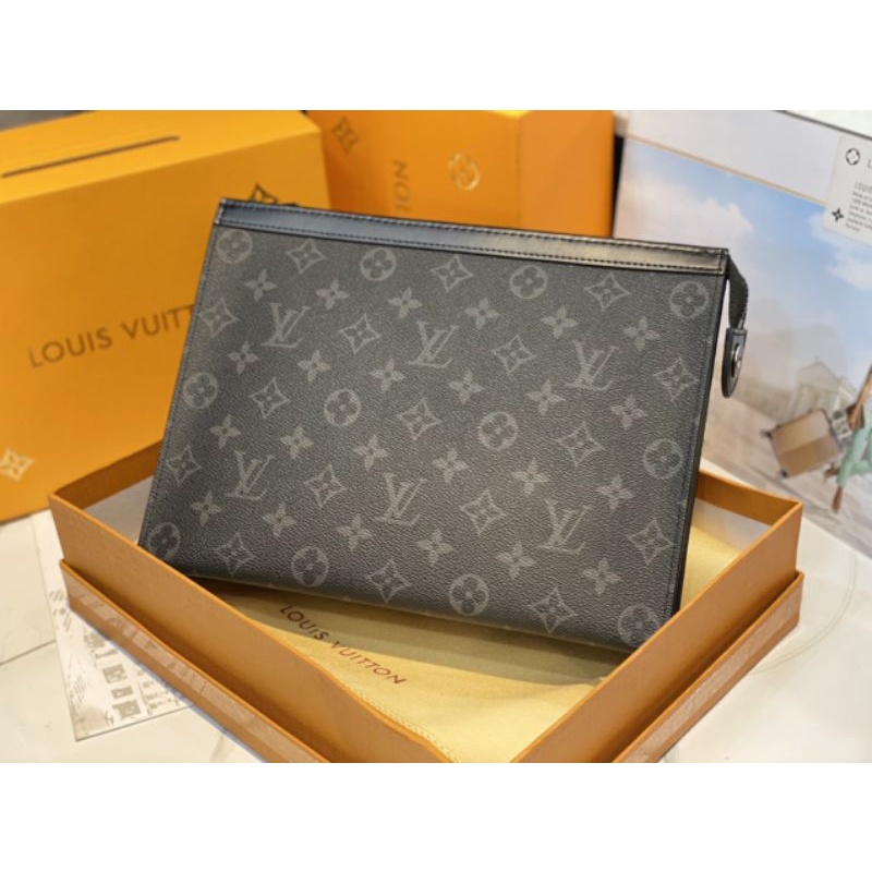 Clutch cầm tay LV (nam&nữ)sz27cm hoa văn thẳng tắp nét đẹp sang dã man