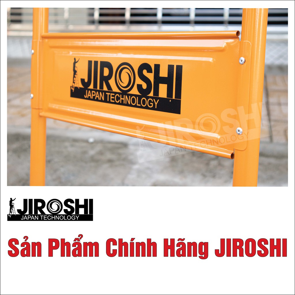 Xe Đẩy Hàng Tải 300kg JIROSHI Gấp Gọn Sàn Xe Lớn - Công Nghê Nhật Bản