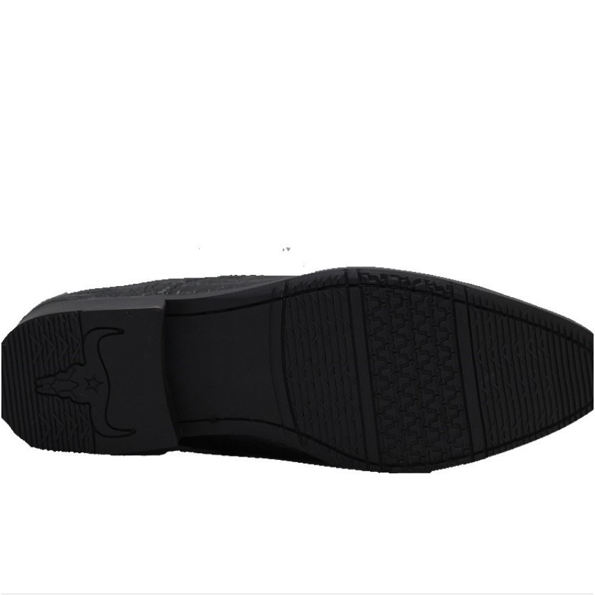 Giày tây nam dập vân cá sấu  Đế khâu cực bền chất liệu cao su cực êm ái cho chân của bạn