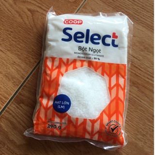 Bột ngọt tinh khiết Coop select  hạt lớn 390g
