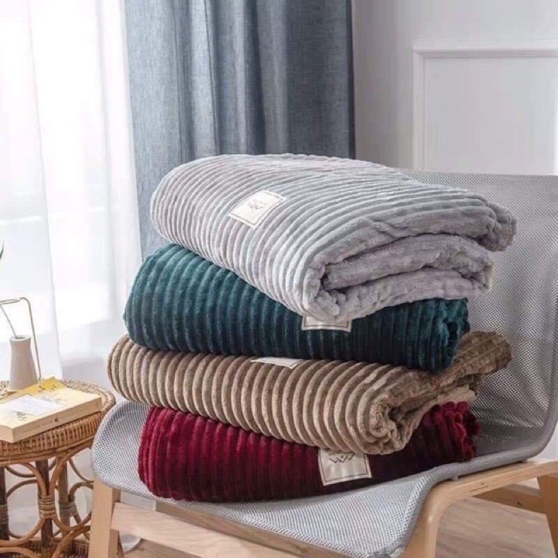 Chăn tăm lông tuyết xuất nhật, mềm mịn, chăn nhung tuyết dùng phòng ngủ, văn phòng không sổ lông