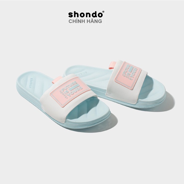 (Chính hãng) SHONDO | Dép Trendy II TEM SHONDO IS YOUR xanh mint TRE3601