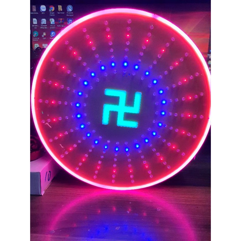 Đèn Hào Quang Mica Siêu Mỏng Chạy 8 Kiểu