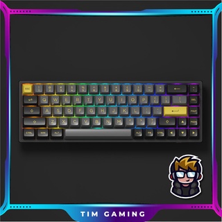 Bàn phím cơ AKKO 3068B Multi-modes Black Gold (Bluetooth 5.0 / Wireless 2.4Ghz / Hotswap / Foam tiêu âm / CS Jelly)