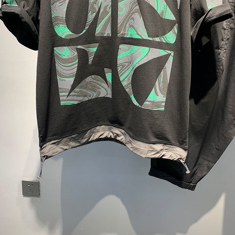 Áo Thun Tay Ngắn Dáng Rộng Phong Cách Hàn Quốc Dễ Phối Đồ Thời Trang Cho Nam