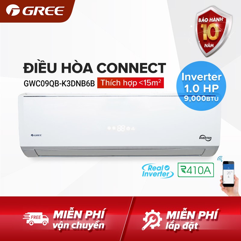 Máy lạnh/Điều hòa Gree GWC09QB-K3DNB6B