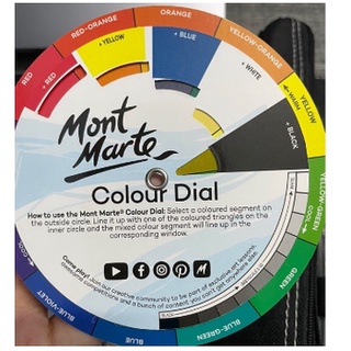 [DA ĐEN] Bảng Hướng Dẫn Pha Màu Mini Mont Marte
