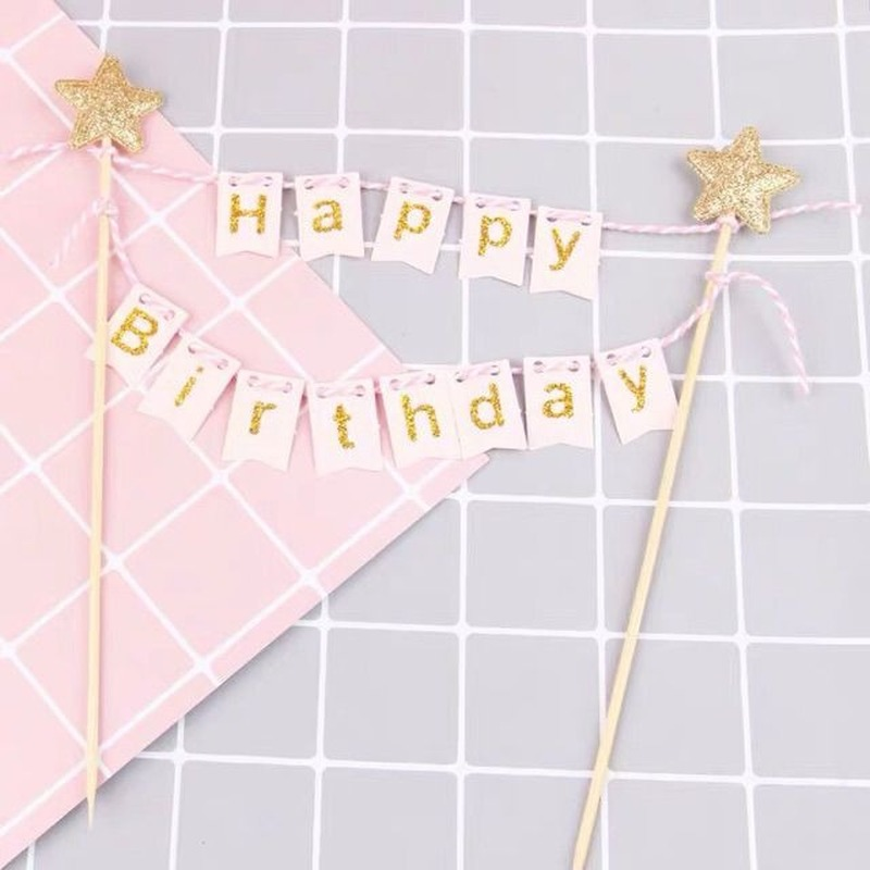 Banner Trang Trí Bánh Sinh Nhật Mini