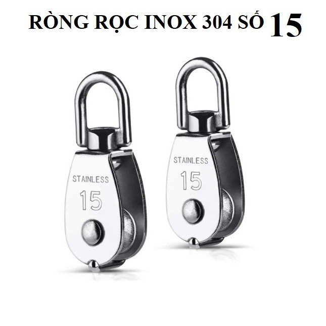 Ròng rọc INOX 304 số 15