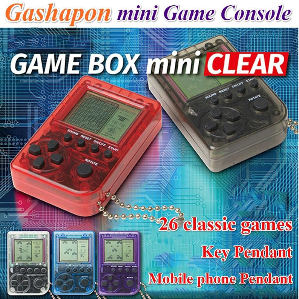 Máy chơi game cầm tay mini phong cách cổ điển kèm móc khóa