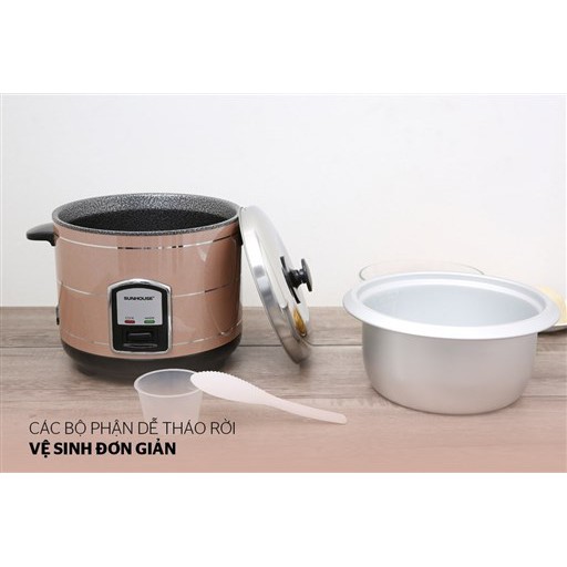 Nồi cơm nắp rời Sunhouse 1.2 lít SHD8105 | BigBuy360 - bigbuy360.vn