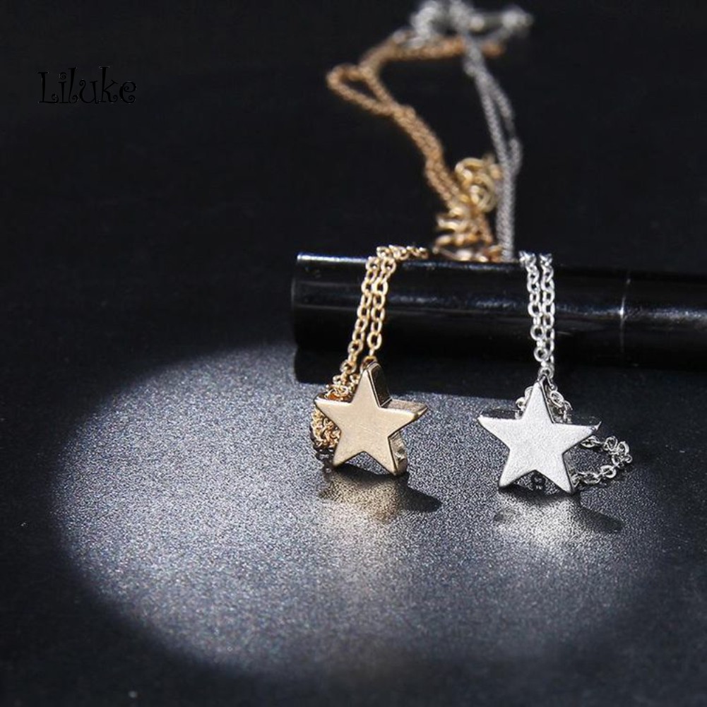 Vòng cổ Hợp Kim Trang Trí Mặt Hình Ngôi Sao Thời Trang Cho Nữ