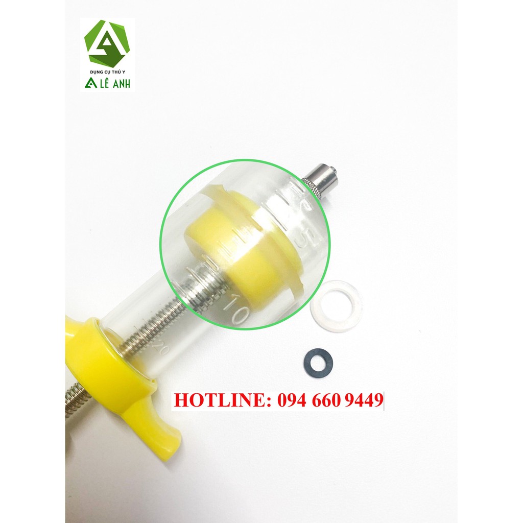Xilanh thú y - bơm tiêm thú y 20ml - xilanh nhựa recca 20ml