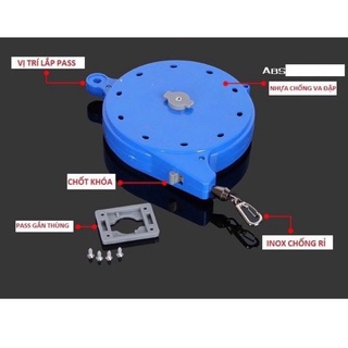 Cuộn cáp bảo hiểm cần câu 20m,40m