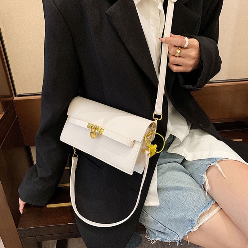 Túi đeo vai IELGY dáng vuông nhỏ thời trang cao cấp cho nữ