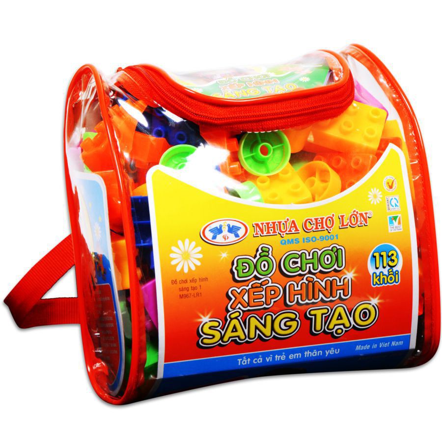 Đồ chơi Xếp hình sáng tạo 01-Nhựa Chợ Lớn