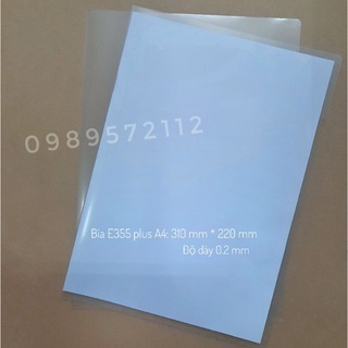 10cái file hở 2 cạnh-bìa lá E355 khổ A-F plus dày 0.2mm | Shopee Việt Nam