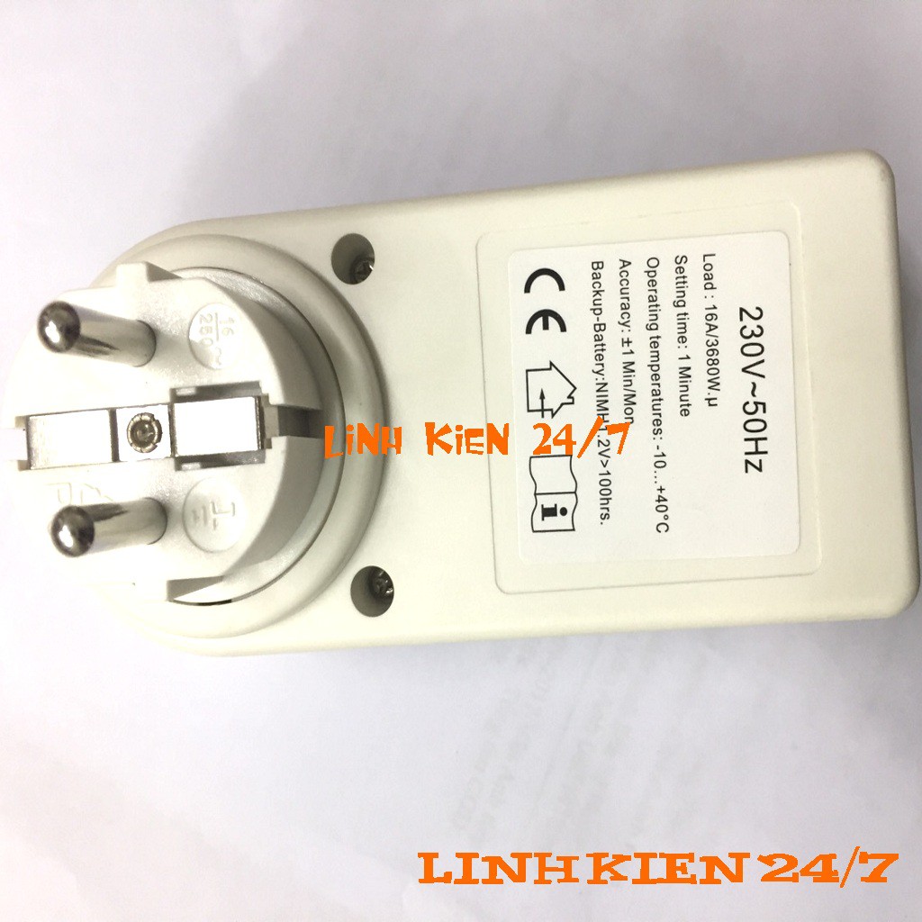 Ổ Cắm Hẹn Giờ Điện Tử  6A 230V