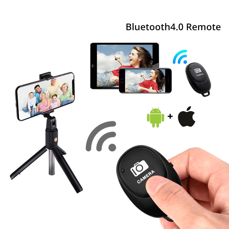 Nút chụp ảnh không dây FONKEN P1 Bluetooth 4.0 cho điện thoại di động Android \ Apple điều khiển  | WebRaoVat - webraovat.net.vn