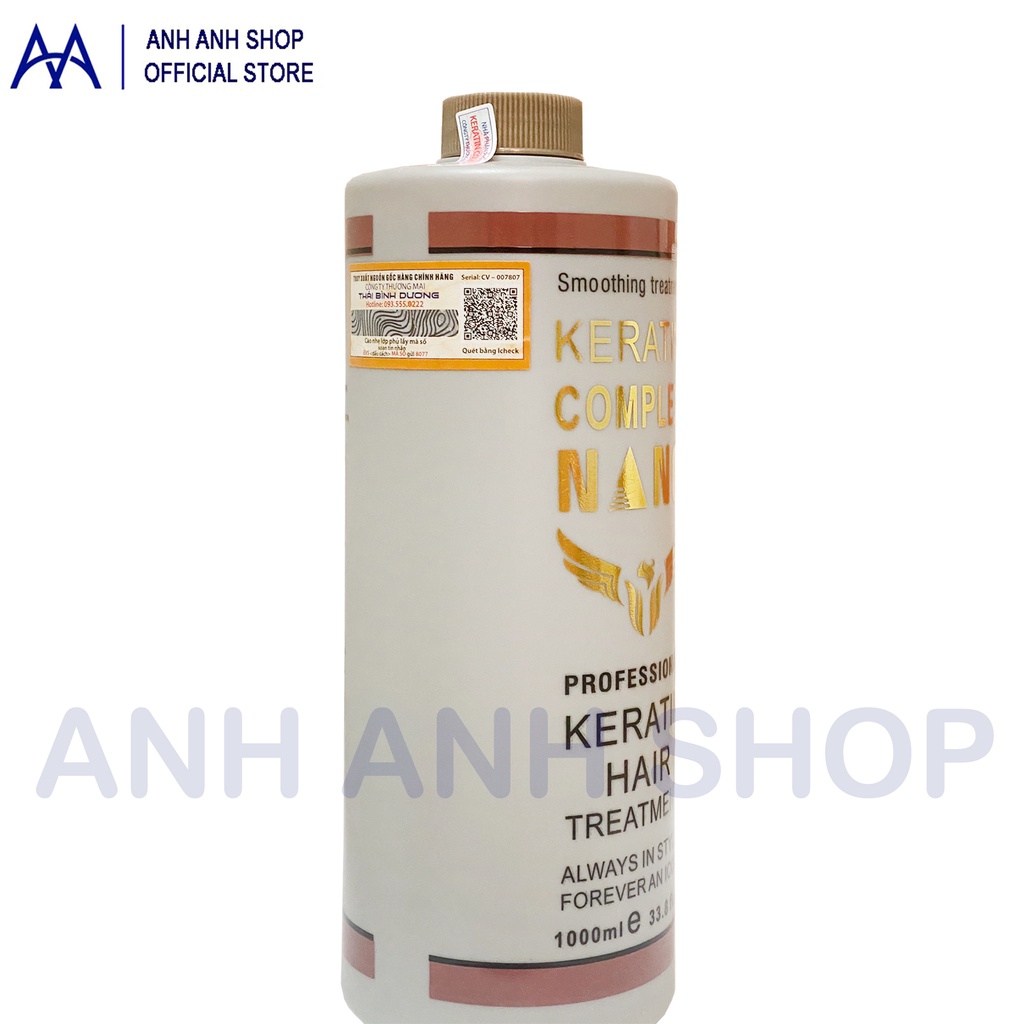 HẤP TÓC NANO COMPLEX 1000ML CHUYÊN PHỤC HỒI TÓC HƯ TỔN - TÓC NÁT - TÓC SAU KHI SỬ DỤNG HOÁ CHẤT KHÔ XƠ