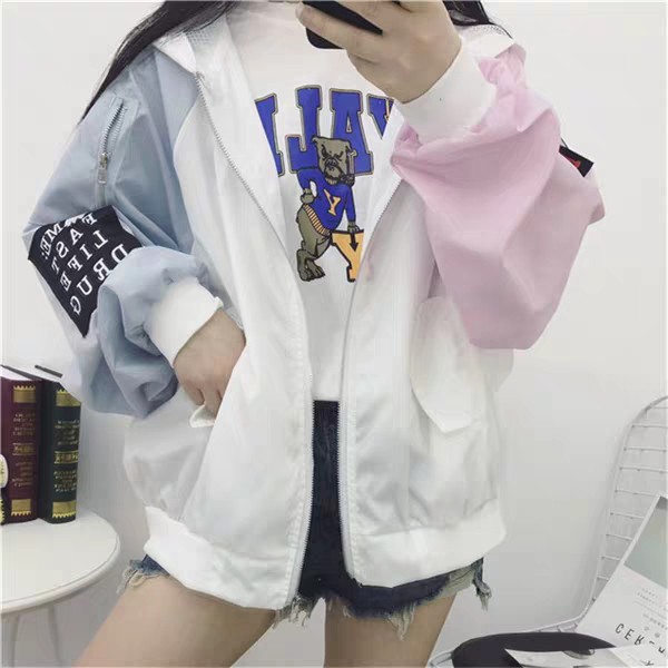 [S04] Áo khoác nữ dù phối kiểu ngộ nghĩnh - M091 | BigBuy360 - bigbuy360.vn