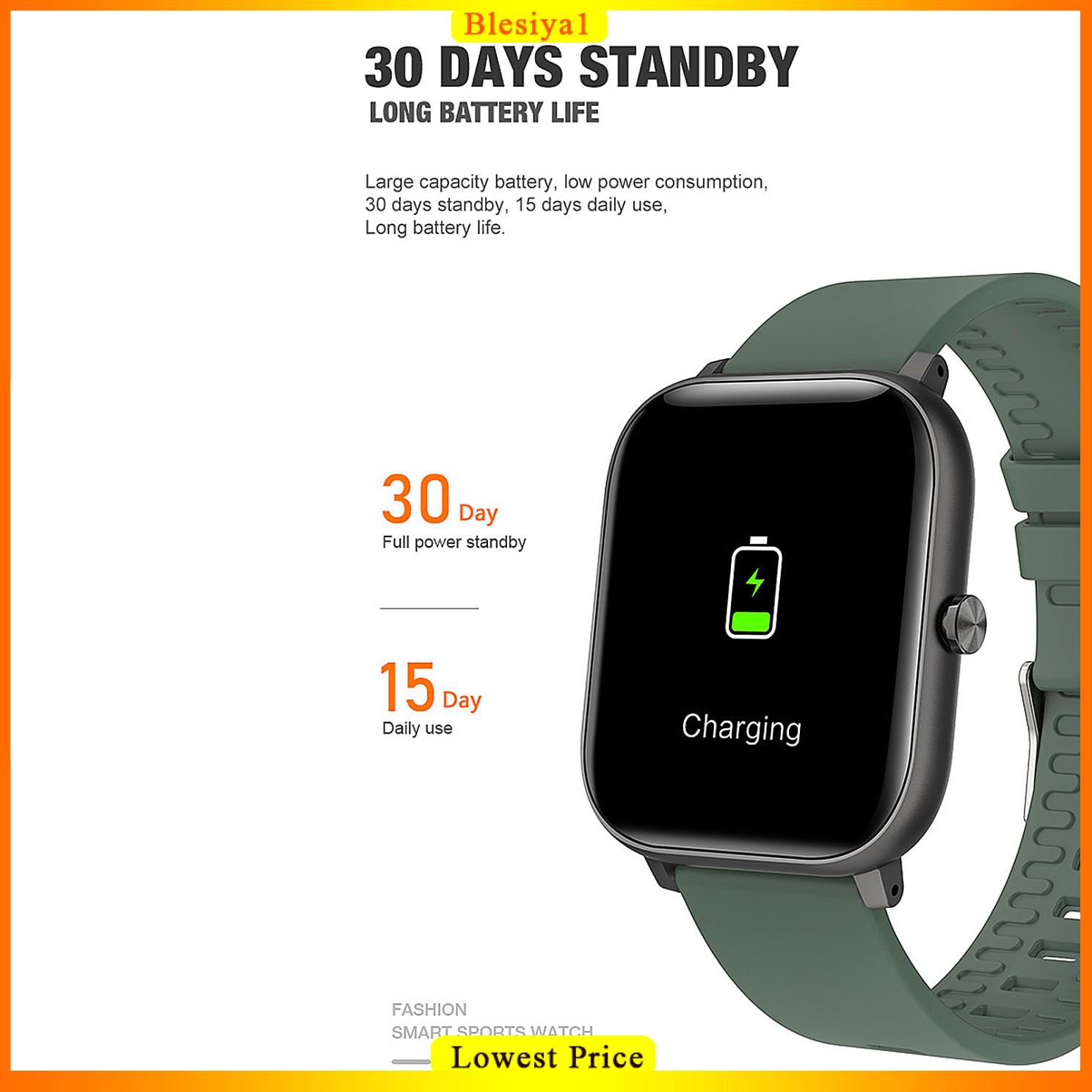 Đồng Hồ Đeo Tay Thông Minh P18 Chống Nước Hỗ Trợ Theo Dõi Nhịp Tim Chất Lượng Cao