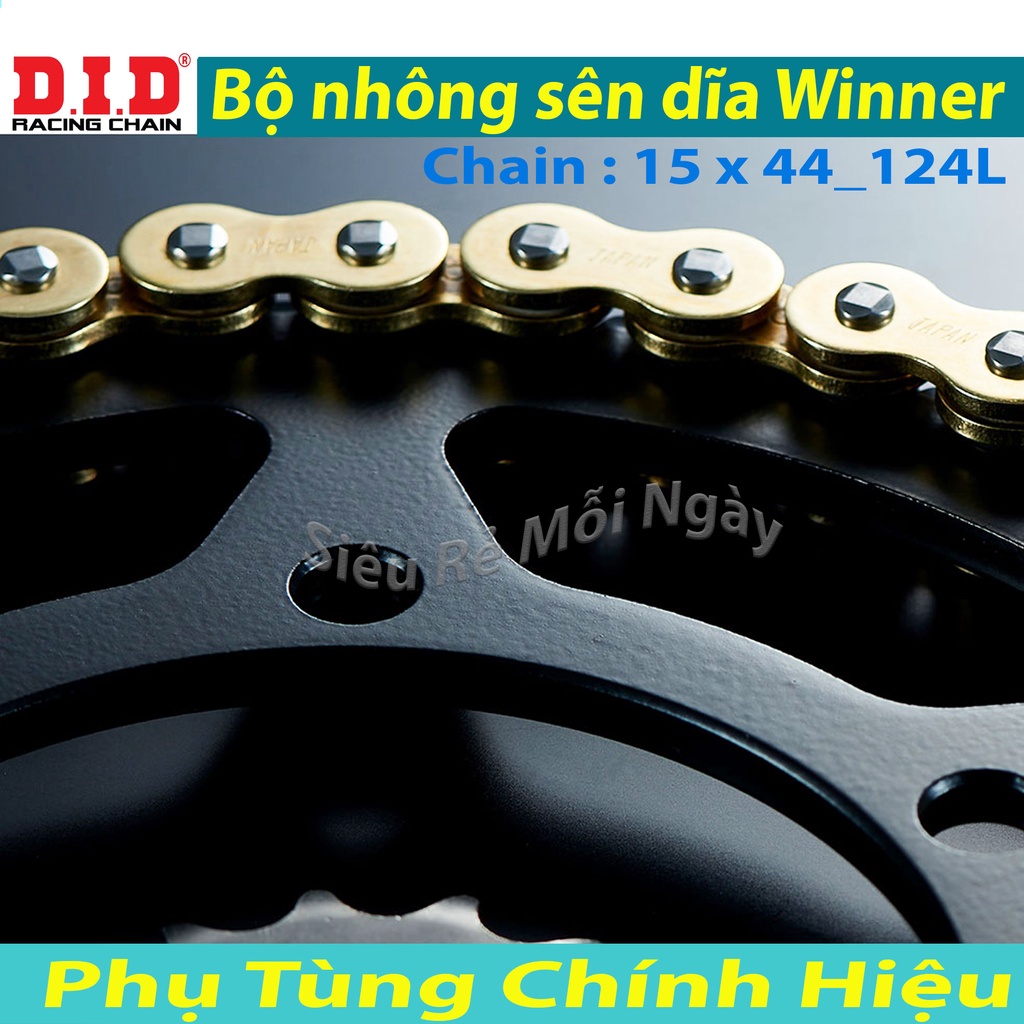 Bộ Nhông Sên Đĩa Winner 150, Winner X Phốt Cao Su Vàng TFX Cải Tiến Mới Của Huyền Thoại TFX Khóa Cài