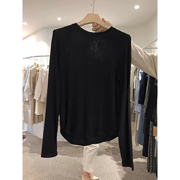 ÁO THUN TAY DÀI VẠT BẦU