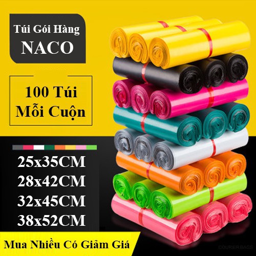 Túi Niêm Phong Gói Hàng Chuyển Phát Nhanh COD - NACO - Size Nhiều Màu - NCS039