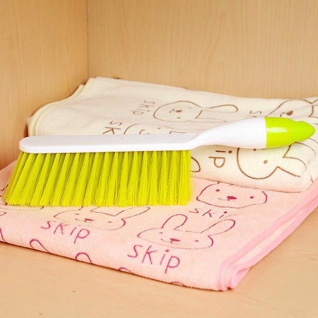 Bàn chải vệ sinh cán dài Đỏ, Bàn Chải Giường Quét Bụi Ghế Sofa Nhỏ Gọn Tiện Lợi
