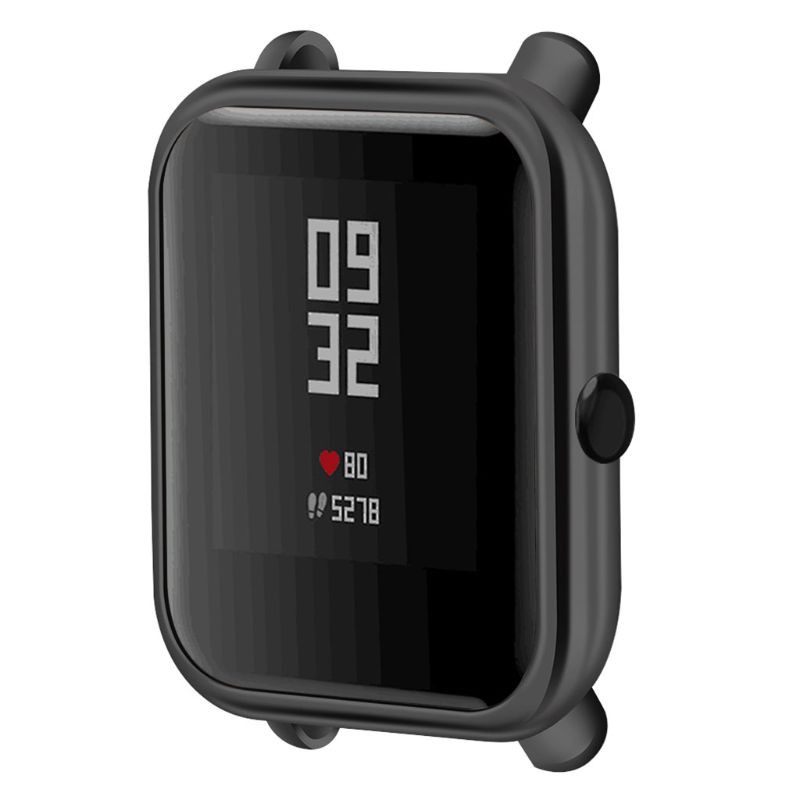 dou Replaced Hard TPU Protector Watch Case Protective Cover Frame for Huami AMAZFIT Bip Youth Sports