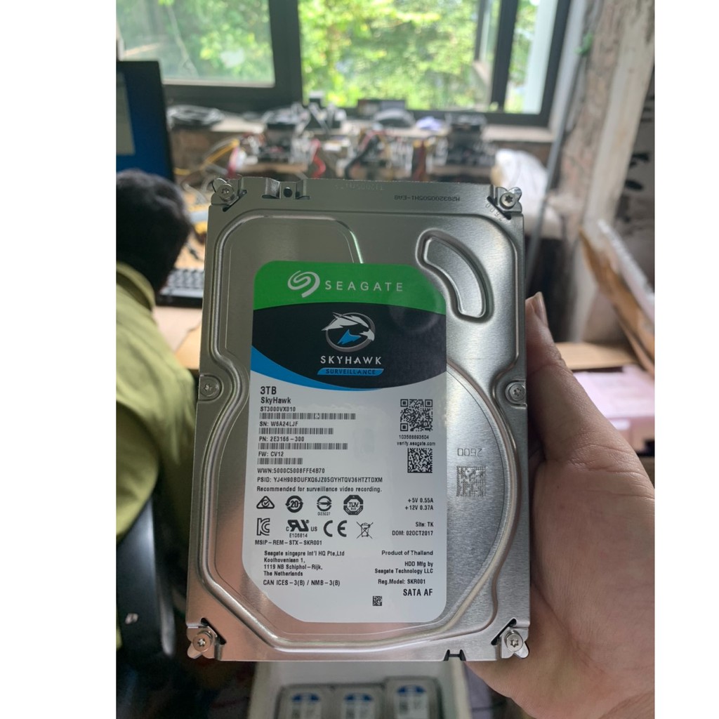 Ổ cứng HDD 1TB / 2TB /3TB / 4TB Seagate Skyhawk  3.5inch - Hàng còn mới 99%- Bảo hành 1 tháng !