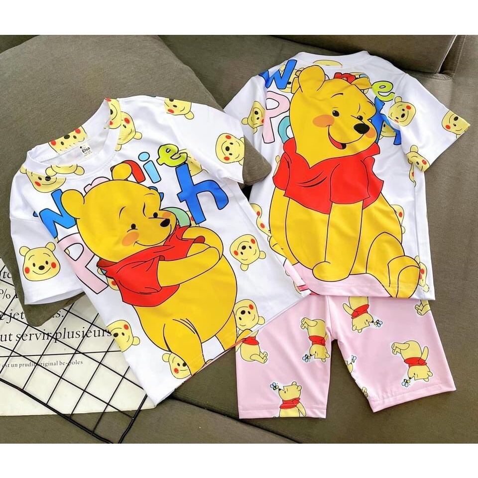 Bộ Đồ Lửng bé gái in hình 3D (8-40Kg )chất liệu mềm mịn thoáng mát được các bé gái yêu thích Bán Chạy Nhất